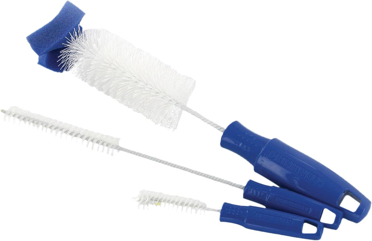 PetSafe Drinkwell Pet Fountain Cleaning Kit – 3 Brushes, Blue
