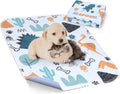 FURTIME Washable Puppy Pads – Blue, 18 × 24 in, 2-Pack