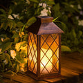 TAKE ME Solar Candle Lanterns – 14 in, Set of 2