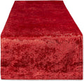 Red velvet table runner