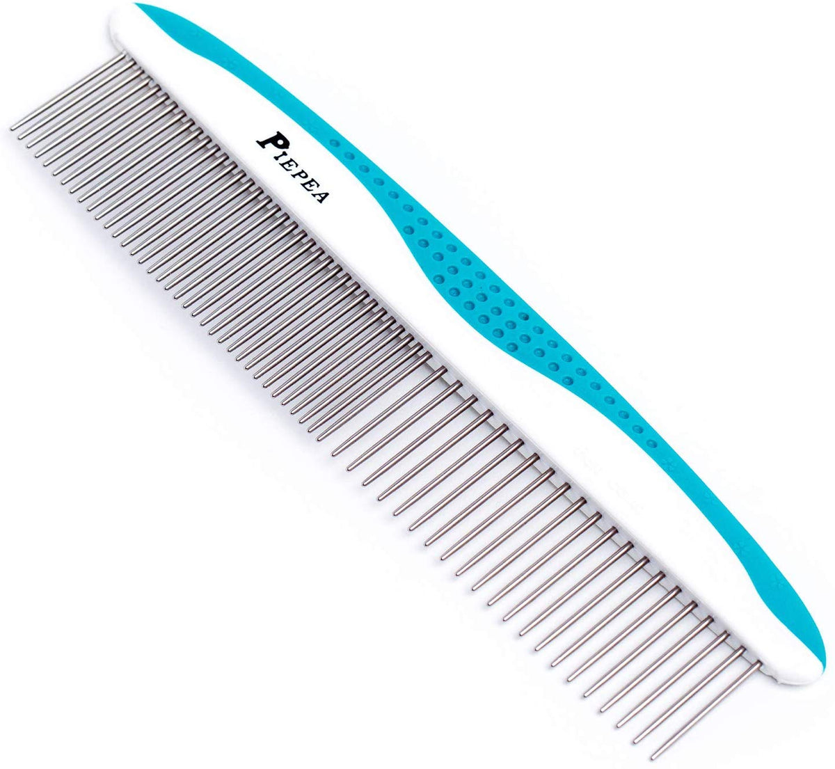 PIEPEA Stainless Steel Pet Grooming Comb – 7.25 in