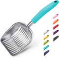 WePet Aluminum Cat Litter Scoop – Large, Turkish Blue