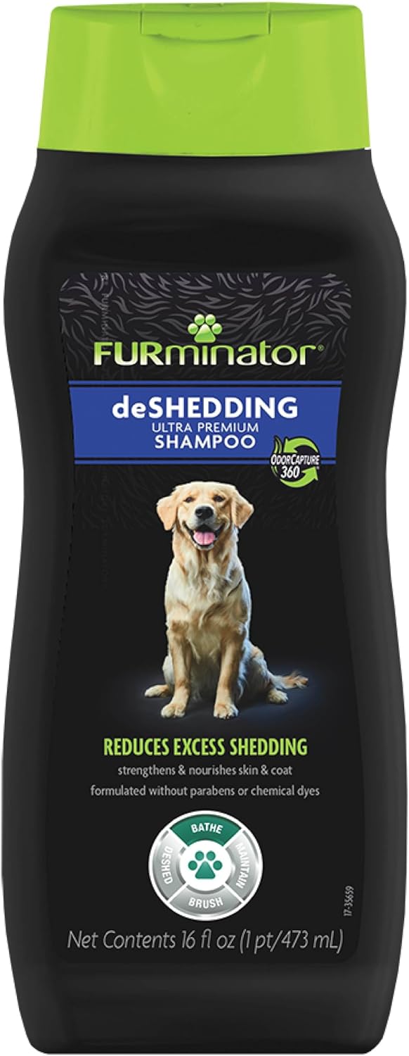 FURminator Ultra Premium deShedding Dog Shampoo – 16 fl oz