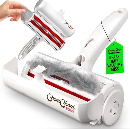 ChomChom Reusable Pet Hair Roller – White